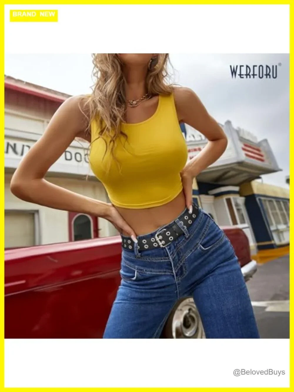 Punk Double Grommet PU Leather Belt for Women Men 1.5 Wide Jeans